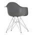 Cadeira de Braços em Plástico Eames DAR / Base Cromada